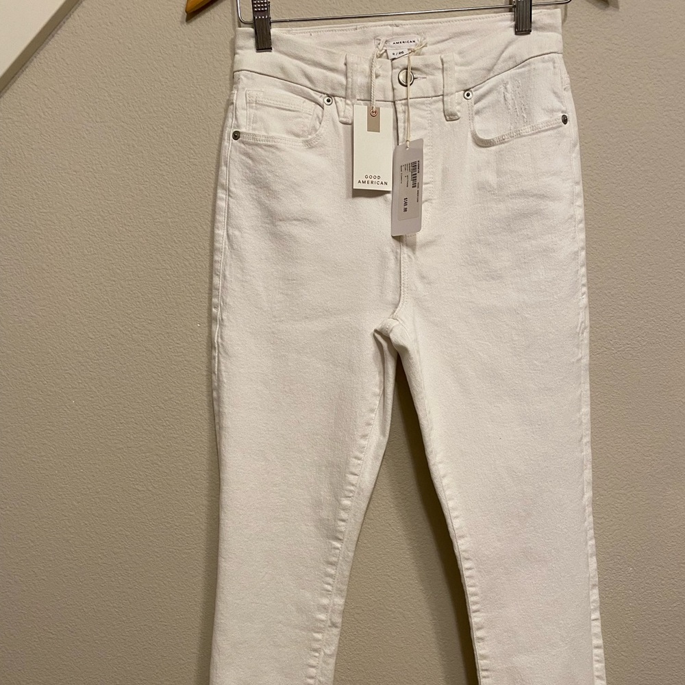 Good American Good Classic Women's White Jeans Size 2/26